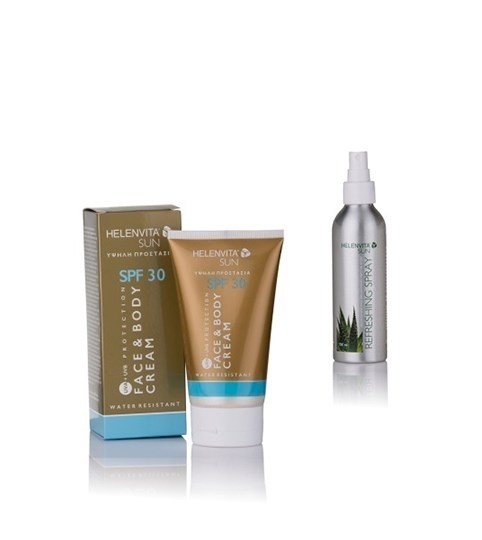 Picture of HELENVITA SUN CREAM SPF 30, 150ml + HELENVITA SUN REFRESHING SPRAY, 150ml (promo set)