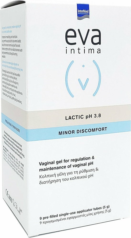 intermed eva intima minor discomfort lactic ph gel για την