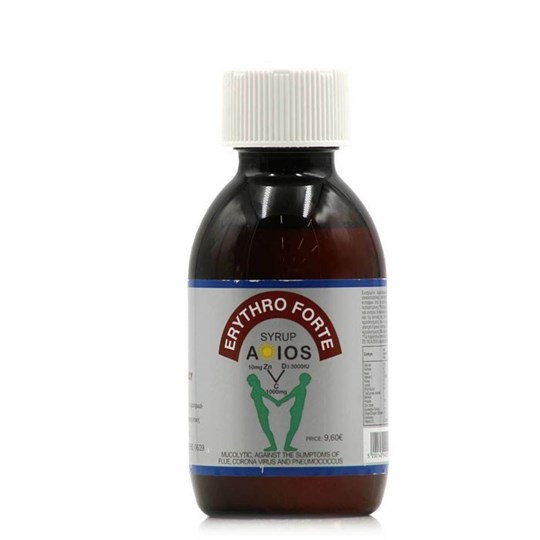 Picture of Erythro Forte Syrup A-IOS (200ml) - Βλενοδιαλυτικό Σιρόπι