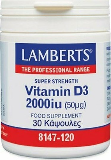 Picture of Lamberts VITAMIN D3 2000iu 30CAPS