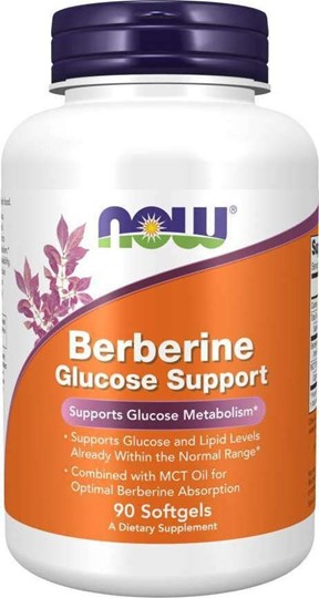 Picture of Now Foods Berberine Glucose Support 90 μαλακές κάψουλες