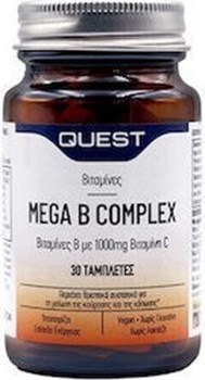 Picture of QUEST MEGA B COMPLEX 30 TABS