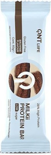 Picture of QNT Milkii Protein Bar Μπάρα με 16.8gr Πρωτεΐνης & Γεύση Chocolate Brownie 60gr