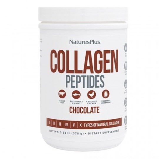 Picture of NATURES PLUS Collagen Peptides Chocolate powder 378gr