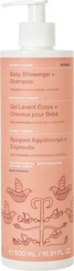 Picture of Korres Baby Showergel & Shampoo Coconut & Almond 500ml με Αντλία
