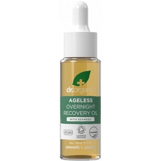 Picture of Dr. Organic Seaweed Ageless Overnight Recovery Oil, Επανορθωτικό Έλαιο Περιποίησης 30ml.
