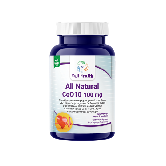 Picture of FULL HEALTH ALL NATURAL CoQ10 100 mg 120 Vcaps