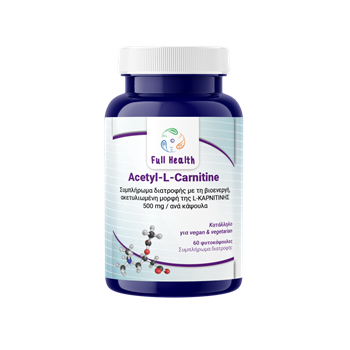 Picture of FULL HEALTH ACETYL L CARNITINE 500MG 60 VCAPS