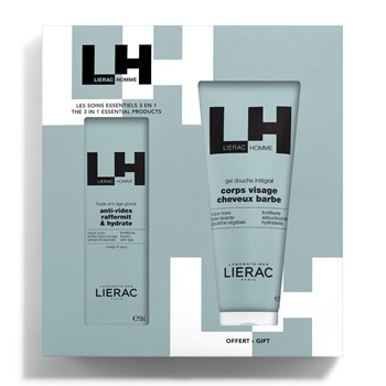 Picture of Lierac Homme Set Global Anti Aging Anti Wrinkles Firms Moisturizes Fluid Κρέμα Προσώπου με Αντιγηραντική & Αντιρυτιδική Δράση 50ml + Δώρο All Over Shower Gel Αφρόλουτρο Σαμπουάν 200ml