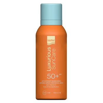 Picture of Intermed Luxurious Sun Care Invisible Spray Antioxidant Sunscreen spf 50 100ml