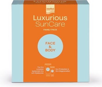 Picture of Intermed Luxurious Suncare Face & Body SPF15 Σετ με Αντηλιακή Κρέμα Προσώπου & Αντηλιακό Γαλάκτωμα Σώματος