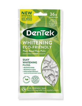 Picture of DENTEK Eco Whitening Floss Picks 36 TEM