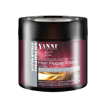 Picture of YANNI EXTENSIONS Μάσκα Μαλλιών με Κερατίνη & Λάδι Argan 500ml