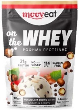 Picture of Mooveat On The Whey Ρόφημα Πρωτεΐνης 21% Με Γεύση Nocciolata Buono Cream 30gr