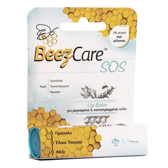 Picture of BeezCare SOS Lip Balm για Ραγισμένα και Κατεστραμμένα Χείλη, 4.5g