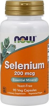 Picture of NOW SELENIUM 200 mcg  (Yeast Free Selenomethionine) - Vegetarian 90 Vcaps®