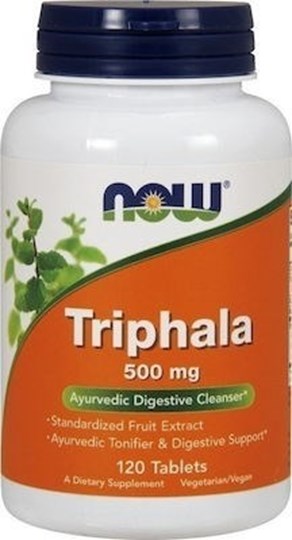 Picture of NOW TRIPHALA 500 mg - Vegetarian 120 Tabs