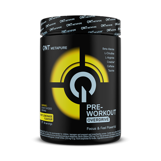 Picture of QNT Pre-Workout Overdrive 390 gr Sweet Lemonade