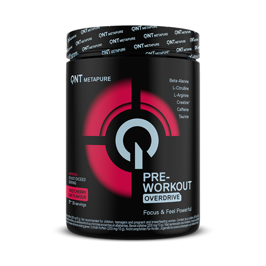 Picture of QNT Pre-Workout Overdrive 390 gr Wild Cherry Lime