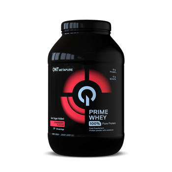 Picture of QNT Prime Whey Πρωτεΐνη Ορού Γάλακτος Χωρίς Γλουτένη με Γεύση Strawberry 908gr