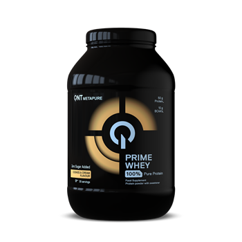 Picture of QNT Prime Whey Πρωτεΐνη Ορού Γάλακτος Χωρίς Γλουτένη με Γεύση Cookies & Cream 908GR