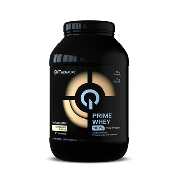 Picture of QNT Prime Whey Πρωτεΐνη Ορού Γάλακτος Χωρίς Γλουτένη με Γεύση Caffè Latte 908GR