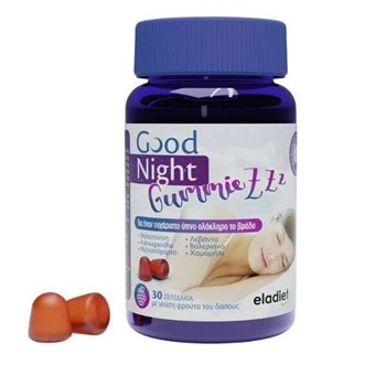 Picture of Eladiet Good Night Melatonin Συμπλήρωμα για τον Ύπνο 30 ζελεδάκια
