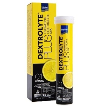 Picture of Intermed Dextrolyte Plus Hydrating Electrolyte Mix Lemon, 20eff.tabs