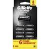 Picture of Gillette Mach3 Charcoal Ανταλλακτικές Κεφαλές με 3 Λεπίδες 8τμχ