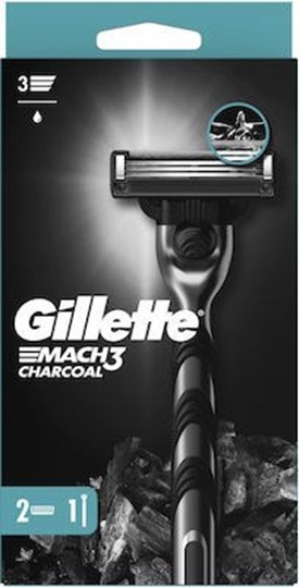 Picture of Gillette Mach3 Charcoal Ξυραφάκι με Ανταλλακτική Κεφαλή 3 Λεπίδων