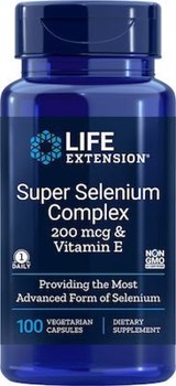 Picture of Life Extension, SUPER SELENIUM Complex 200mcg & Vitamin E 100 Vegetarian Caps