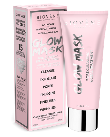 Picture of BIOVENE Holiday Glow Pink Clay Mask 75ml