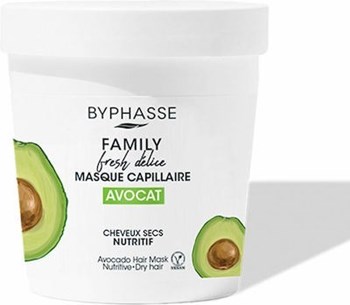 Picture of BYPHASSE FAMILY FRESH DÉLICE HAIR MASK AVOCADO DRY HAIR 250ML