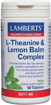 Picture of Lamberts THEANINE & LEMON BALM COMPLEX 60 vegan cps