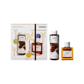 Picture of Korres XMAS PROMO PACK Mountain Pepper Eau De Toilette 50ml & Αφρόλουτρο 250ml