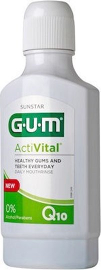 Picture of GUM 6061 EMEA ACTIVITAL Q10 MOUTHRINSE 300ML