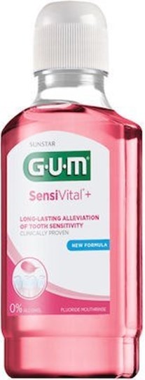 Picture of GUM 6081 SENSIVITAL+ MOUTHRINSE 300ML