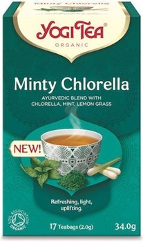 Picture of ΥΟGI TEA MINTY CHLORELLA 34ΓΡ ΒΙΟ