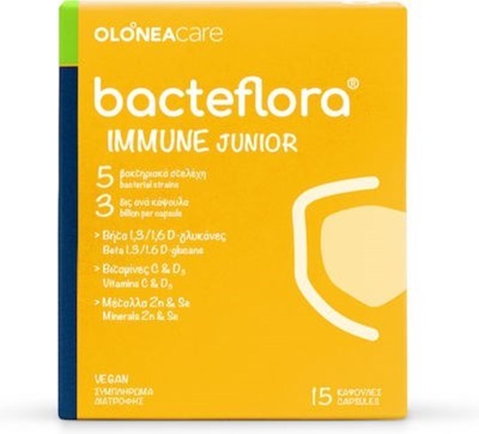 Picture of OLONEA Bacteflora Junior Immune 15 Microcaps