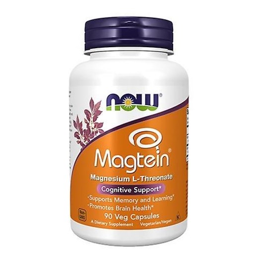 Picture of Now Foods Magtein Magnesium L-Threonate 90 Veg Capsules