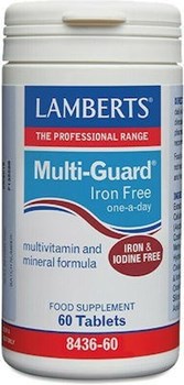 Picture of Lamberts Multi Guard Iron Free 60 Ταμπλέτες