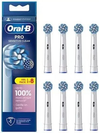 Picture of Oral-B Ανταλλακτικές Κεφαλές Sensitive Clean 8τμχ