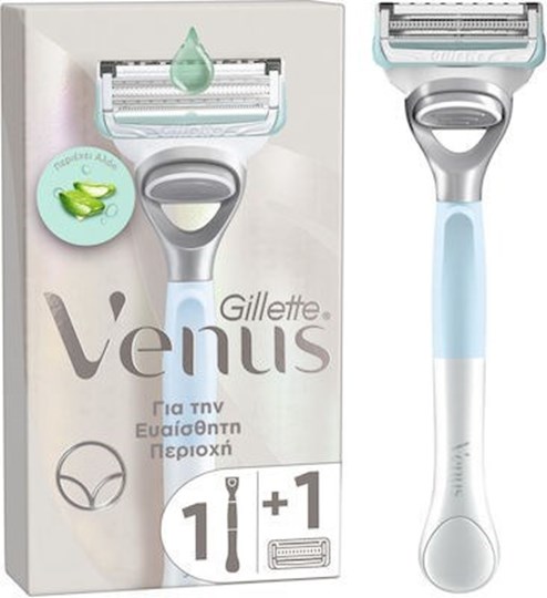 Picture of Gillette Venus Fig Γυναικεία Ξυριστική Μηχανή Για την Ευαίσθητη Περιοχή, 1 Μηχανή & 1 Ανταλλακτική Κεφαλή