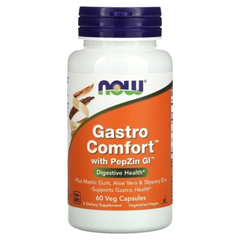 Picture of NOW GASTRO COMFORT WITH PEPZIN GI  60 VCAPS