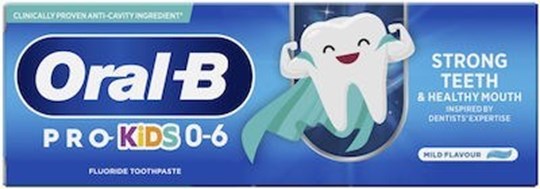 Picture of Oral-B Pro Kids Οδοντόκρεμα 0-6 Ετών 50ml