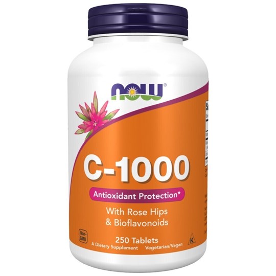 Picture of Vitamin C-1000 Tablets With Rose Hips & Bioflavonoids 250tabs