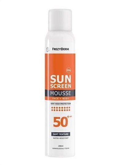 Picture of FREZYDERM SUN SCREEN MOUSSE Spf 50 200ml