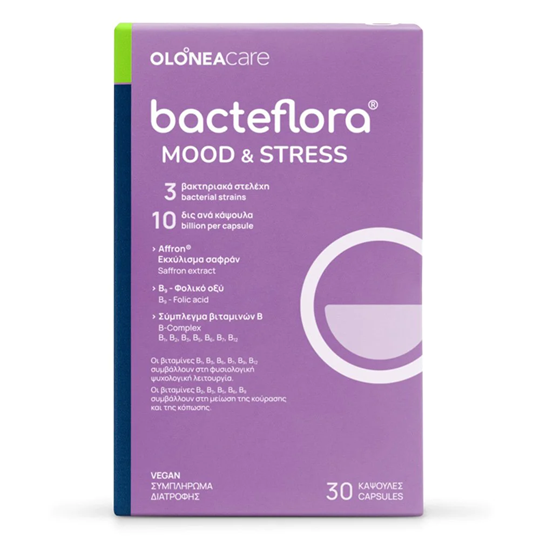 Picture of Olonea Bacteflora Mood & Stress 30caps